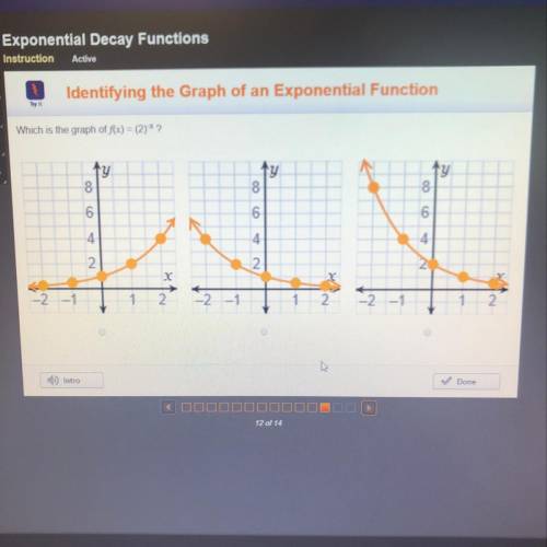 Which is the graph of f(x) = (2)^-x?