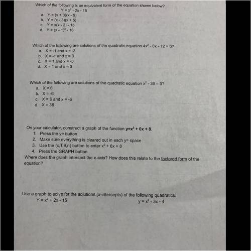 Help answering these math questions