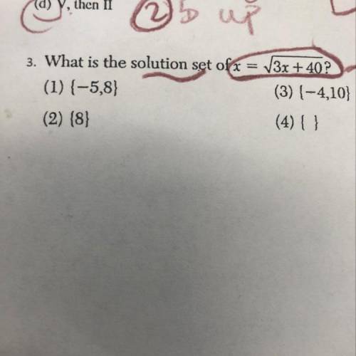What is the solution set?