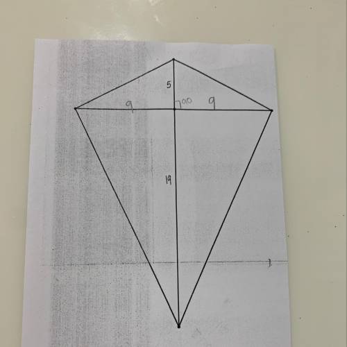 I need help to find the other sides of the kite. Please help!