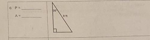 Find the area and perimeter.