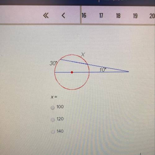 Хоо о 100 120 140 What would the answer for X be ??