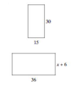 The polygons in the given image are similar. Solve for x. A) 10 B) 6 C) 12 D) 11