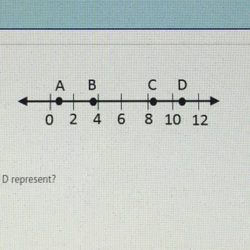 Which number could the point D represent?????????