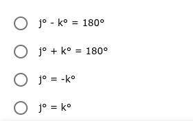 [[ ANSWER ASAP ]]  - > In parallelogram JKLM, what is the relationship between angle j and angle