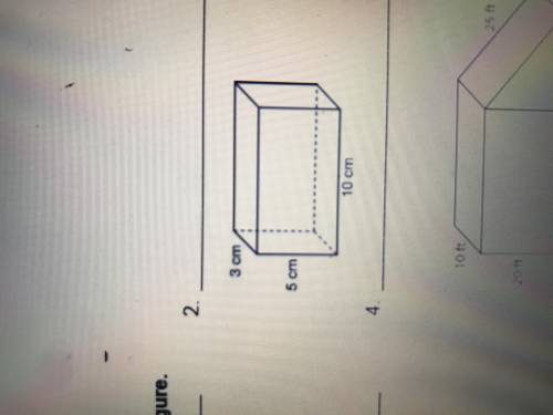 Find the surface area of number 2