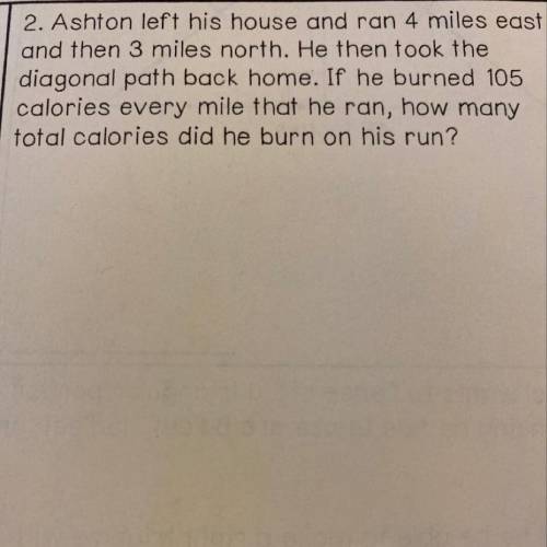 How many total calories did he burn on his run?