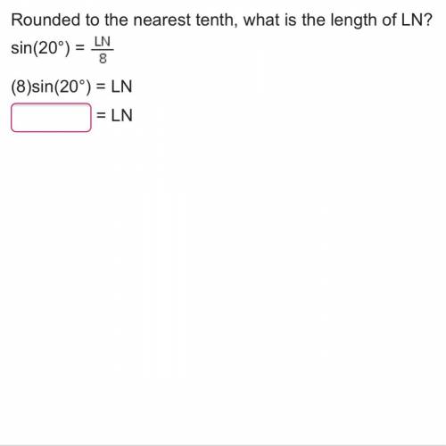 What is the length of side LN?
