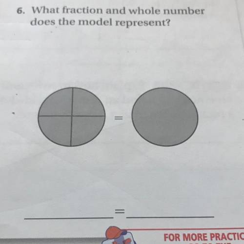 What fraction and whole number does the model represent