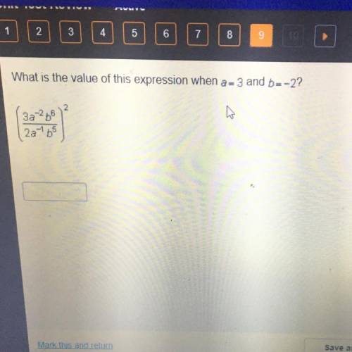 What is the value of this expression when a 3 and 27