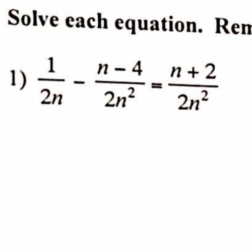 Please solve and explain how. Photo attached