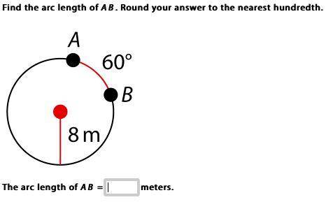 Find the arc length of AB. Round your answer to the nearest hundredth. !no absurd answers, please! :