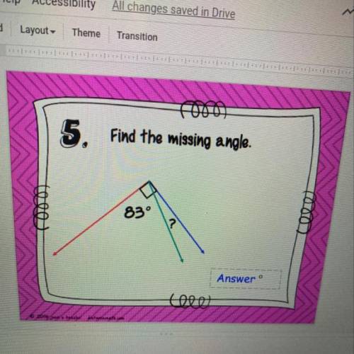 What's the missing angle?