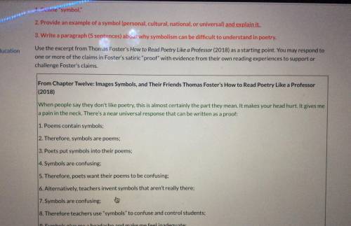 Help, this is about poetry make sure you use the things underneath in your answer