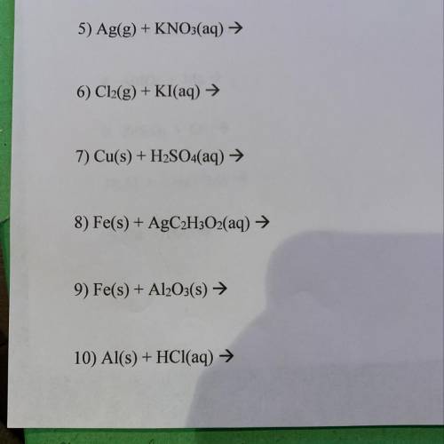 Name Date Activity Series Worksheet More Practice Use the activity series to determine if a reaction