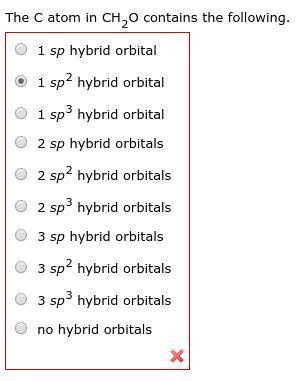 Identify the hybrid orbitals on all atoms in the molecule CH2O. I don't understand how C and O would