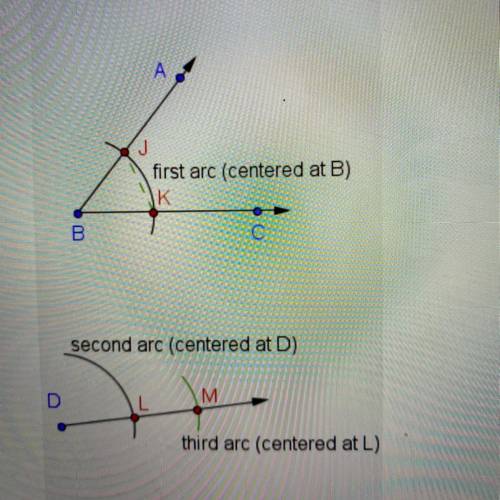 U all Centered all What needs to be corrected in the following construction for copying ABC with poi