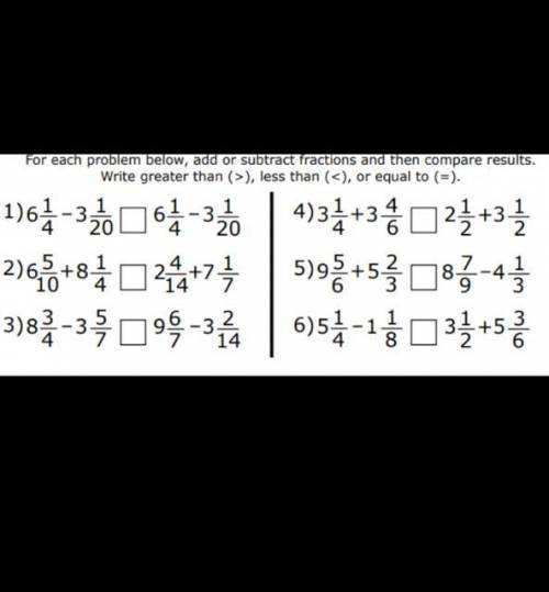 Greater, less and equal to math worksheet,