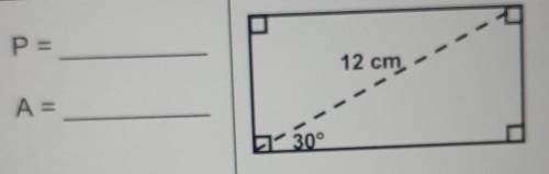 Find the perimeter and area of the rectangle