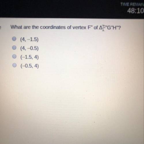 What are the coordinates of vertex F