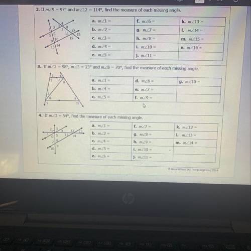 I need the answers for this entire worksheet, if you know this worksheet please send me the answers