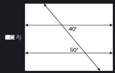 Which pair of lines is parallel? A.  B.  C.  D.