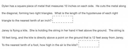 Help ASAP ! I need help on these two problems *Answers included*