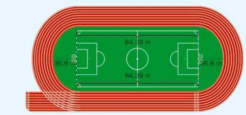 In order to host track and field competitions, a 400-meter track needs to be created. A typical Olym