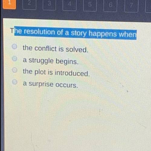 When did the Did the resolution of the story happens