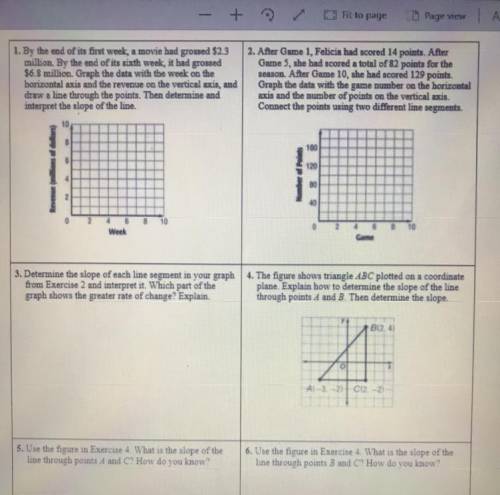 What are the answers for 1-6