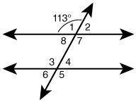 Find the measure of each angle. Assume the lines are parallel. m 2 =  a0°. m 3 =  a1°. m 4 =  a2°. m