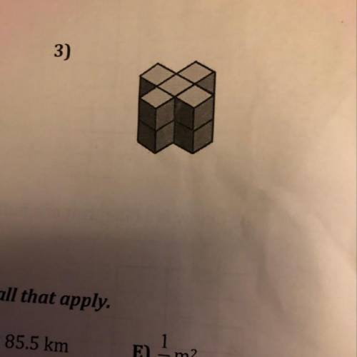 Find the volume of question 3 and show work