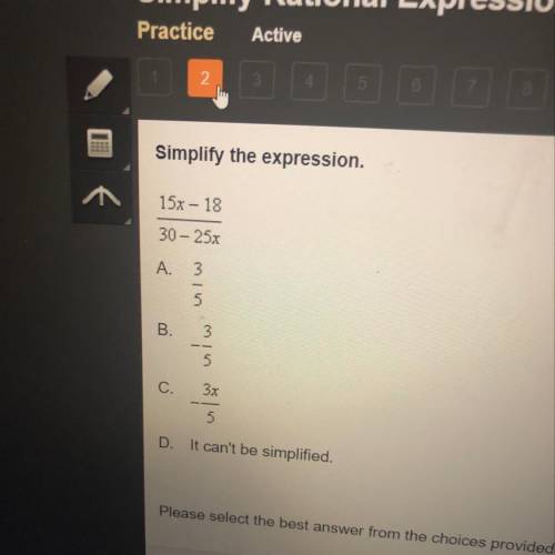 Simplify the expression