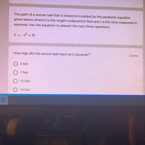 Simple Quadratic equation given a formula