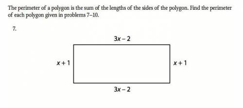 ANSWER PLEASEFind the perimeter of this polygon given in this problem