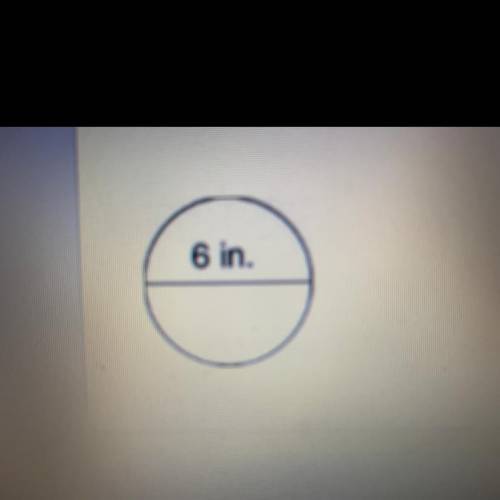 Find the circumference of the following circle. Use 3.14 for π. Round to the nearest hundredth, if n