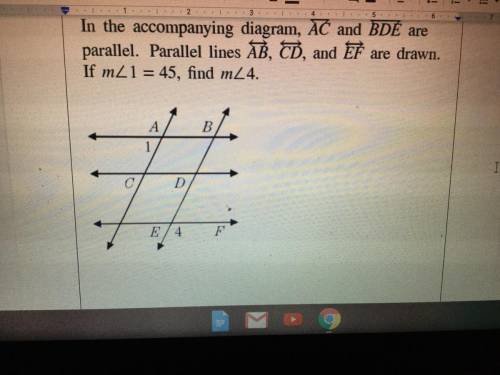 What is the measure of angle 4?