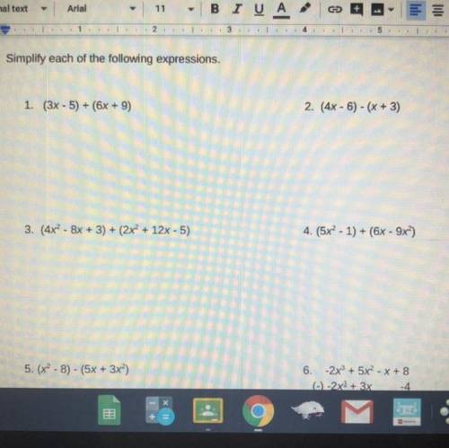 Could someone please show work for 1,2,3,4 please it would help me a lot