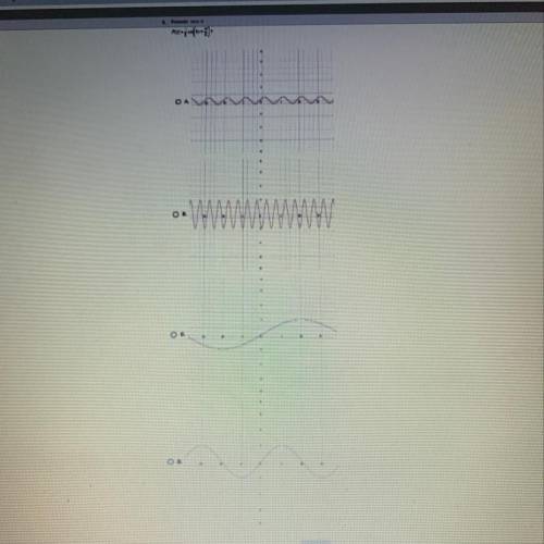 Which of the following options represents the graph of F(x) = 1/2 sin ( 2x + pi/4)?