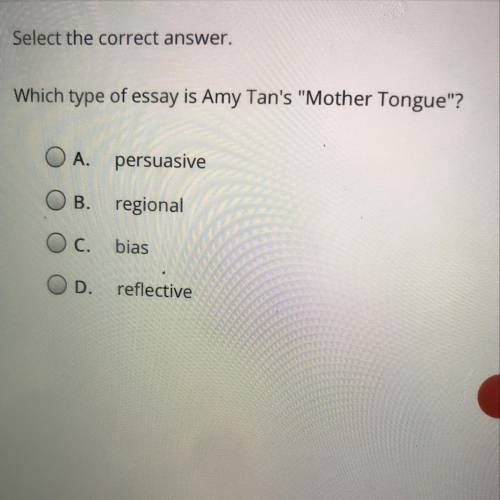 Which type of essay is Amy Tan’s “Mother Tongue”?