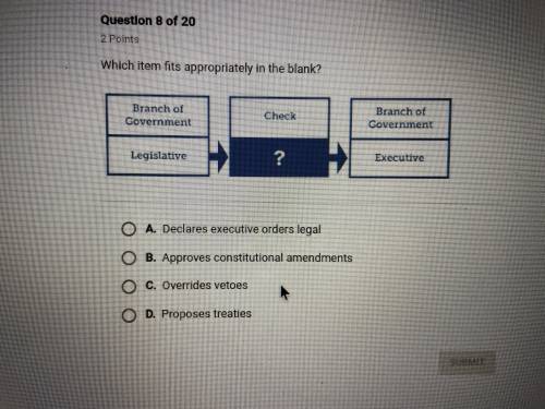 Which item fits appropriately in the blank?