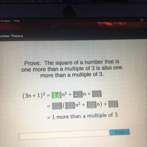 Prove: the square of a number that is one more than a multiple of 3 is also one more than a multiple