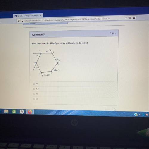 Find the value of x. (The figure may not be drawn to scale.)