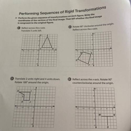 Please help me do these four questions