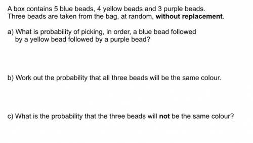 I really really need help with this probability question