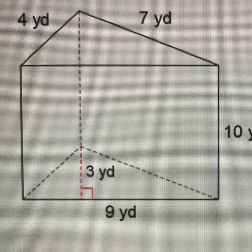 How do i find the volume of the pictured solid? answer choices are 140,135,270,275