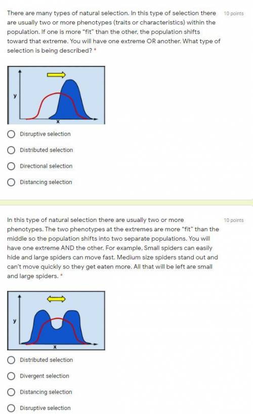 Can i please get help with this quiz? Any answers would help greatly. Im horrible in biolgy.