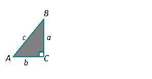 solve the right triangle shown in the image