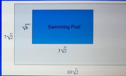 1. What is the area of the swimming pool..?2. Determine how much fencing is needed around the pool d