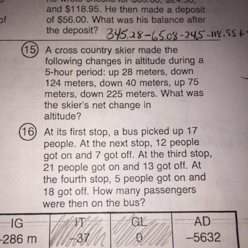 Can yall help on 15 and 16?